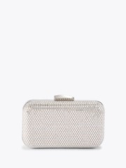 KG Kurt Geiger Silver Fleur Box Bag - Image 1 of 4