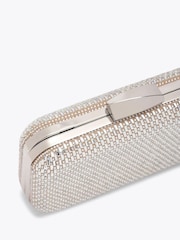 KG Kurt Geiger Silver Fleur Box Bag - Image 3 of 4