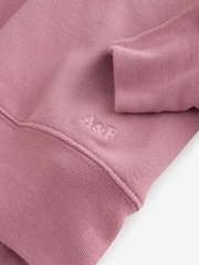 Pink - Abercrombie & Fitch Essentials Half Zip Sweatshirt - Bild 7 von 8