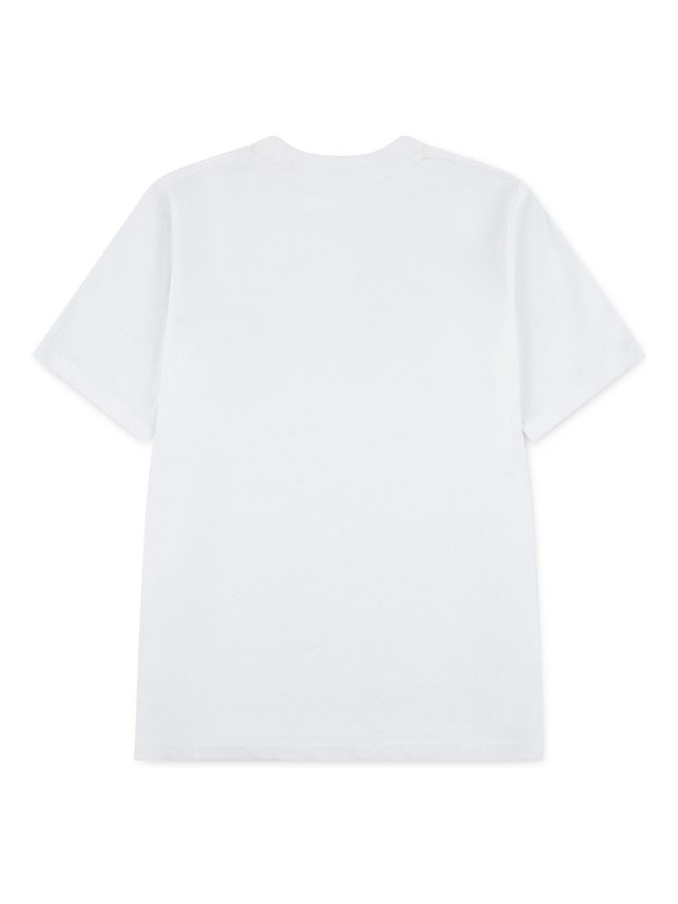 Abercrombie & Fitch Cinder Block Logo Short Sleeve White T-Shirt - Image 2 of 3 Abercrombie & Fitch Cinder Block Logo Short Sleeve White T-Shirt - Image 2 of 3