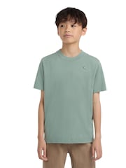 Abercrombie & Fitch Green Essentials Logo Short Sleeve T-Shirt - Image 1 of 6