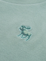 Abercrombie & Fitch Green Essentials Logo Short Sleeve T-Shirt - Image 6 of 6