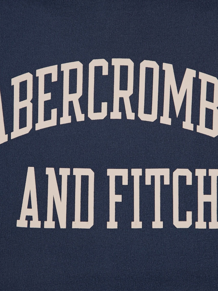 Abercrombie & Fitch Logo With Back Graphic Print Hoodie - Image 4 of 5