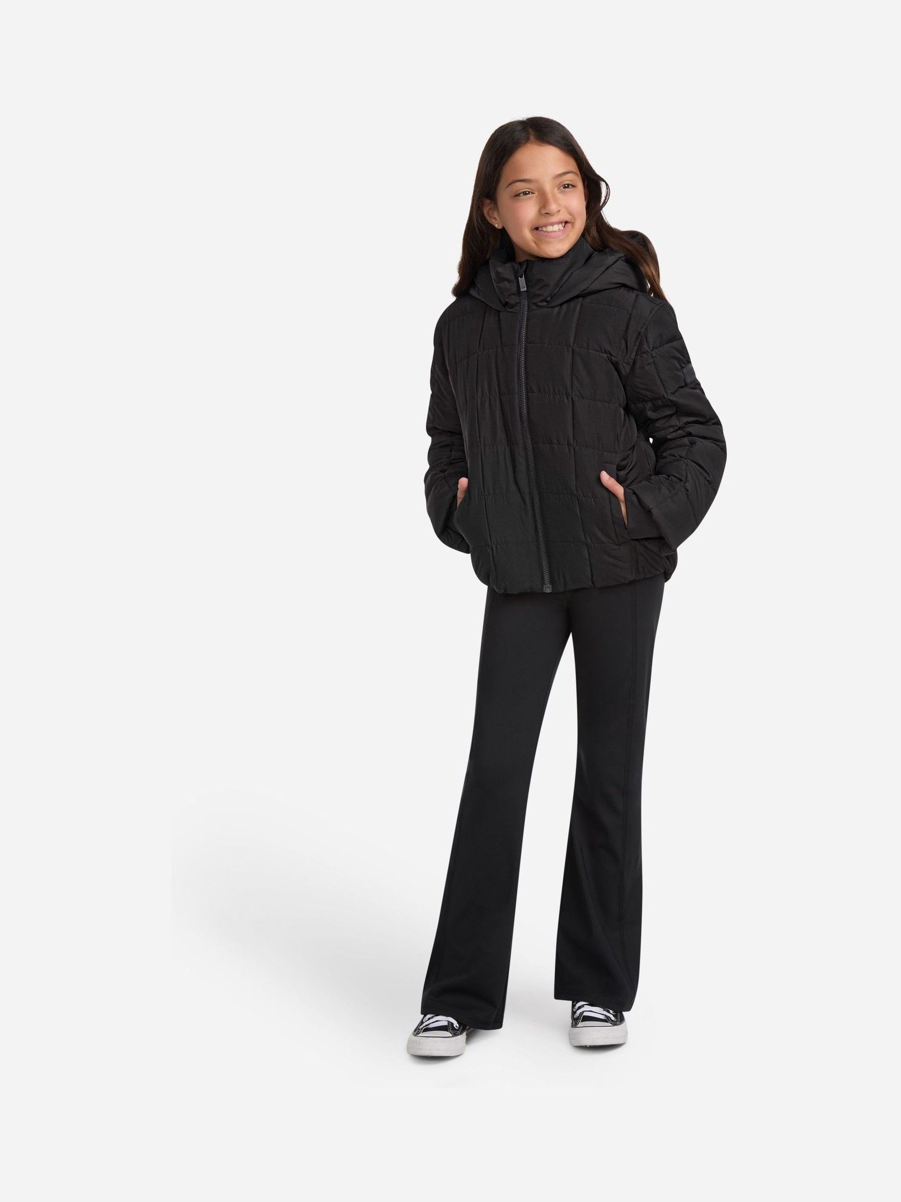 Buy Abercrombie & Fitch Black Midweight Puffer Jacket from Next USA