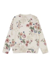 Abercrombie & Fitch Yellow Floral Crew Neck Jumper - Image 6 of 8