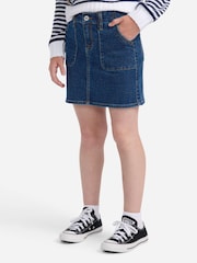 Abercrombie & Fitch Blue Denim Mini Skirt - Imagen 1 de 9
