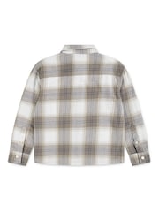 Abercrombie & Fitch Natural Flannel Long Sleeve Shirt - Image 5 of 7