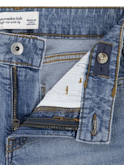Abercrombie & Fitch High Rise Wide Leg Jeans - Image 7 of 8