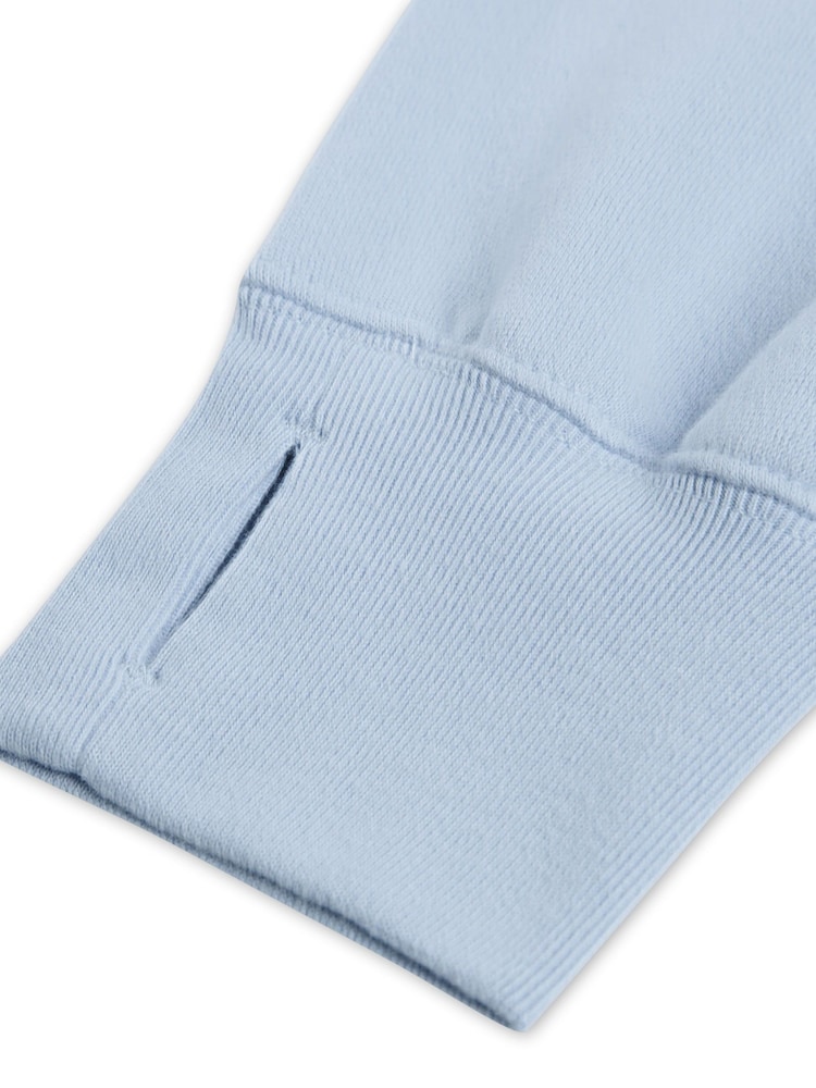 Abercrombie & Fitch Blue Graphic Crew Neck Jumper - Image 4 of 4