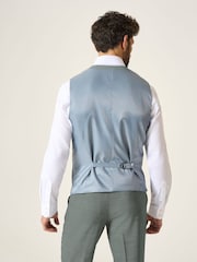 Skopes Tailored Fit Semi Plain Elio Suit Waistcoat - Bild 2 von 4