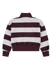 Abercrombie & Fitch Abercrombie & Fitch Red Quarter Zip Preppy Jumper - Bild 2 von 4