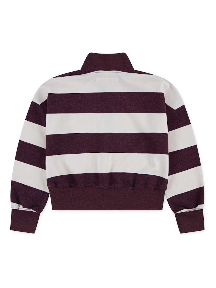 Abercrombie & Fitch Abercrombie & Fitch Red Quarter Zip Preppy Jumper - Bild 2 von 4