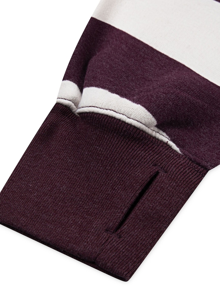 Abercrombie & Fitch Abercrombie & Fitch Red Quarter Zip Preppy Jumper - Bild 4 von 4