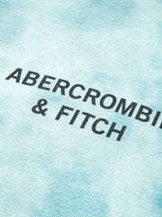Abercrombie & Fitch Grey Tie Dye Print Logo Hoodie - Image 7 of 7
