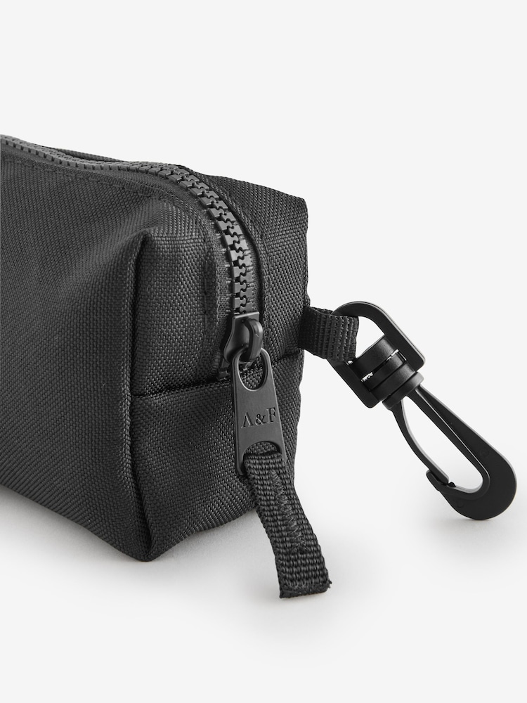 Abercrombie & Fitch Logo Black Backpack With Pencil Case - Image 16 of 16