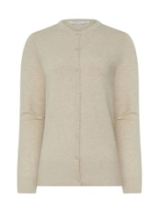 Long Tall Sally Natural Crew Neck Cardigan - Image 6 of 6