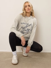 Long Tall Sally Natural Alpine Sweatshirt - Image 1 of 5