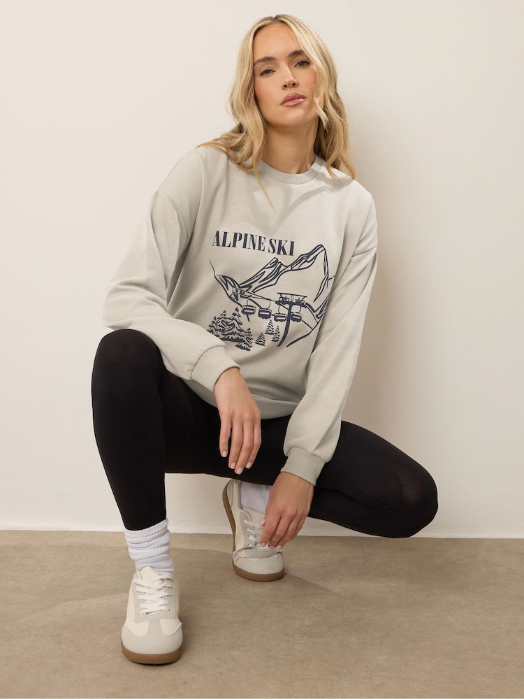Long Tall Sally Natural Alpine Sweatshirt - Image 1 of 5