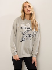 Long Tall Sally Natural Alpine Sweatshirt - Image 2 of 5