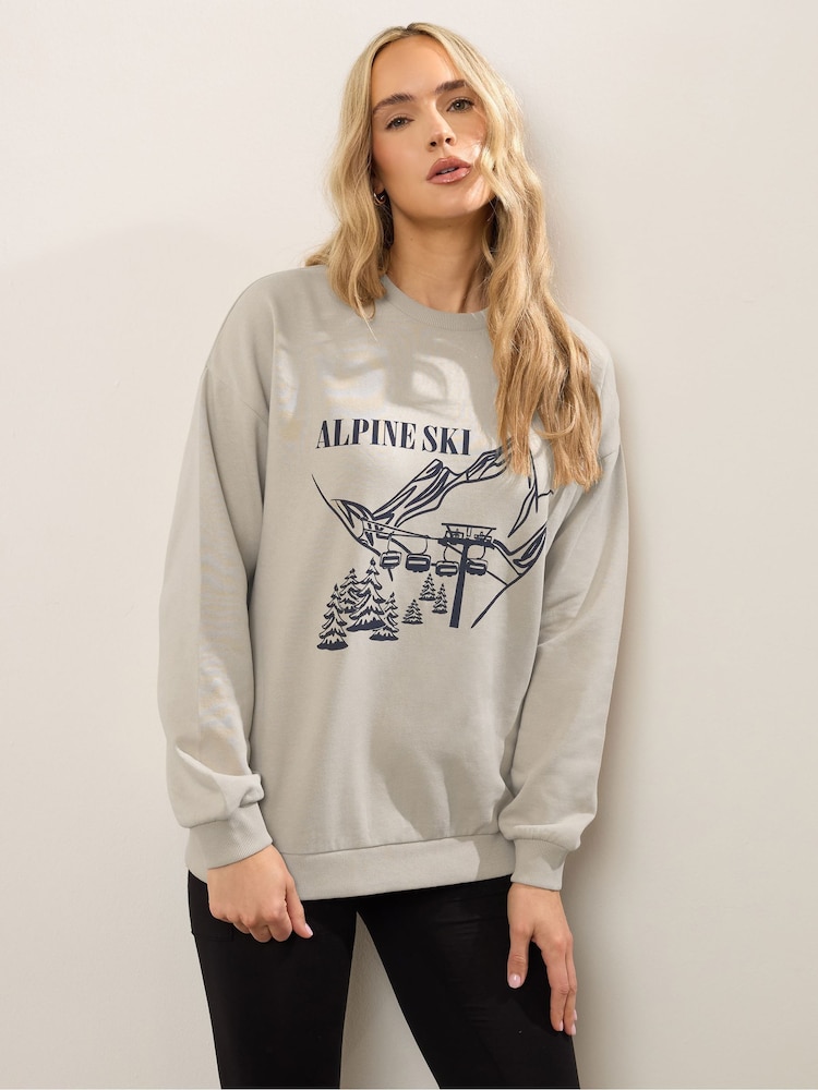 Long Tall Sally Natural Alpine Sweatshirt - Image 2 of 5
