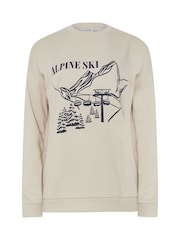 Long Tall Sally Natural Alpine Sweatshirt - Image 5 of 5