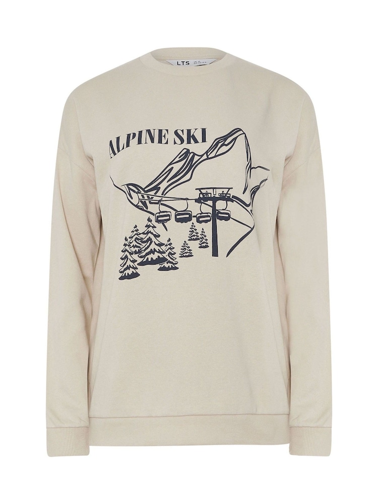 Long Tall Sally Natural Alpine Sweatshirt - Image 5 of 5