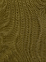 Yours Curve Green Drop Shoulder Jumper - Image 5 of 5