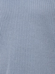 Yours Curve Blue Drop Shoulder Jumper - Image 6 of 6