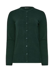 Long Tall Sally Green Crew Neck Cardigan - Image 5 of 5