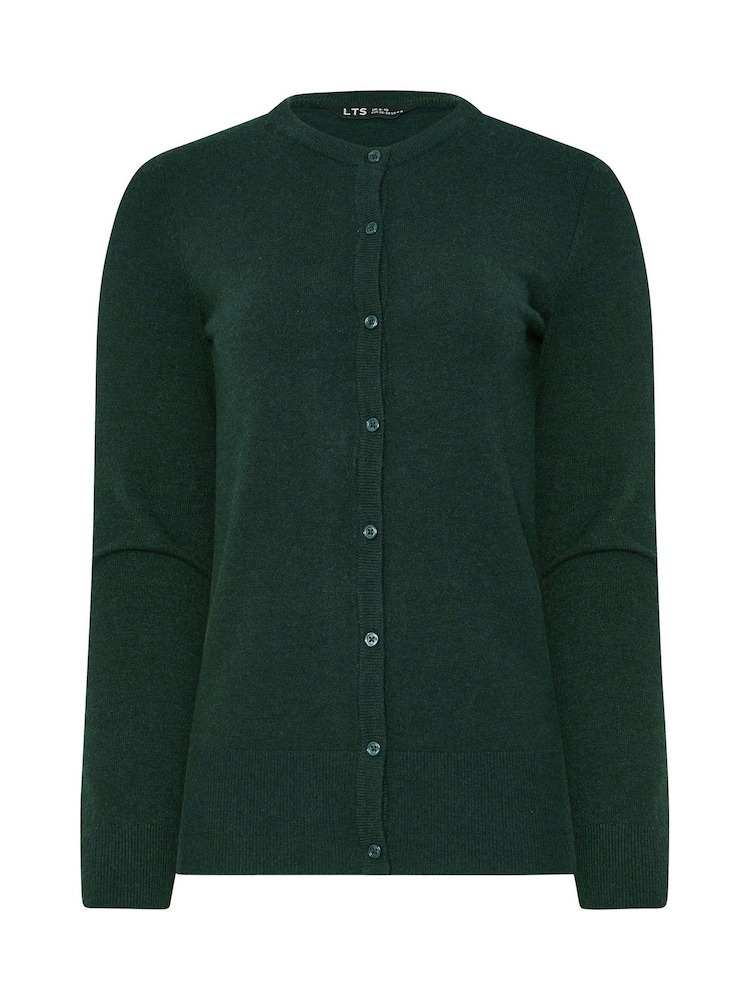 Long Tall Sally Green Crew Neck Cardigan - Image 5 of 5