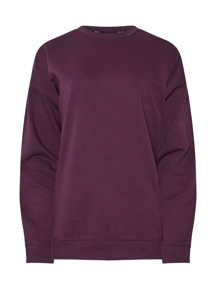 Long Tall Sally Purple Crew Neck Sweatshirt - Image 5 of 5 Long Tall Sally Purple Crew Neck Sweatshirt - Image 5 of 5