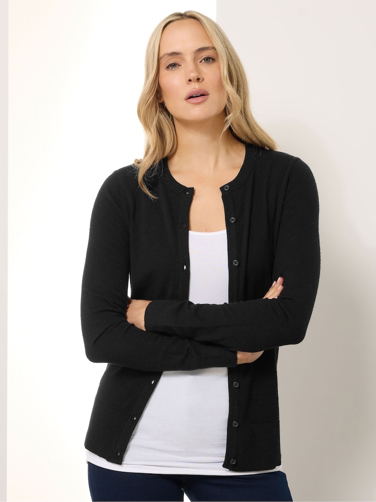 فضي - سترة كارديغان بحافة رقبة مستديرة من Long Tall Sally - صورة 2 من 6 فضي - سترة كارديغان بحافة رقبة مستديرة من Long Tall Sally - صورة 2 من 6
