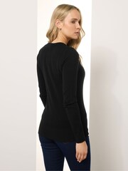 Long Tall Sally Silver Crew Neck Cardigan - Image 3 of 6