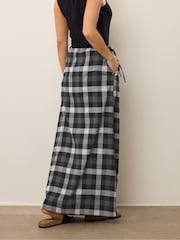 Long Tall Sally Black Check Maxi A line Skirt - Image 1 of 5
