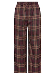 Long Tall Sally Red Checked Wide Leg Trousers - Image 6 of 6