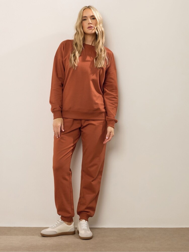 Long Tall Sally Orange Cuffed Joggers - Image 1 of 4