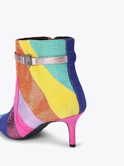 Kurt Geiger London Pink Kensington Flexi Ankle Boots - Image 4 of 4