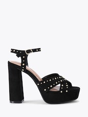 Carvela Black Cinzia Platform Sandals - Image 1 of 4