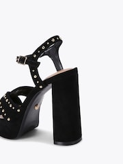 Carvela Black Cinzia Platform Sandals - Image 4 of 4