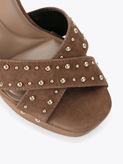Carvela Cinzia Platform Brown Sandals - Image 3 of 4