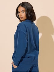 Azul - PixieGirl Petite Co-Ord Sweatshirt - Imagem 3 de 5