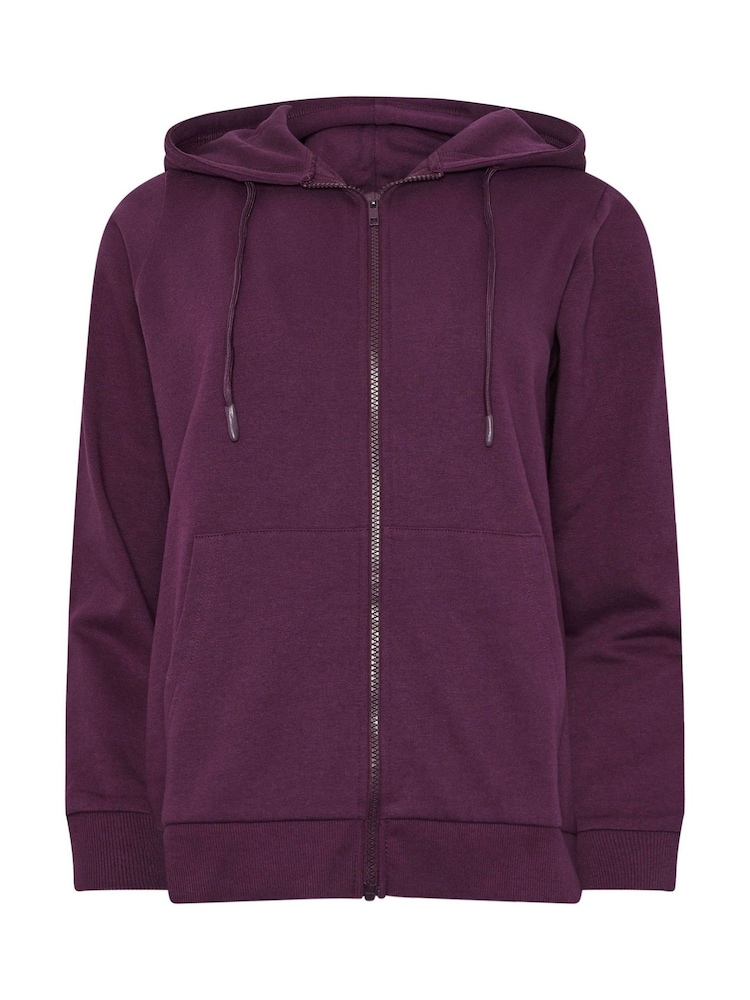 M&Co Purple Zip Hooded Sweatshirt - Image 6 of 6 M&Co Purple Zip Hooded Sweatshirt - Image 6 of 6