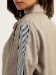 PixieGirl Petite Natural Tailored Bomber Jacket - Image 4 of 5