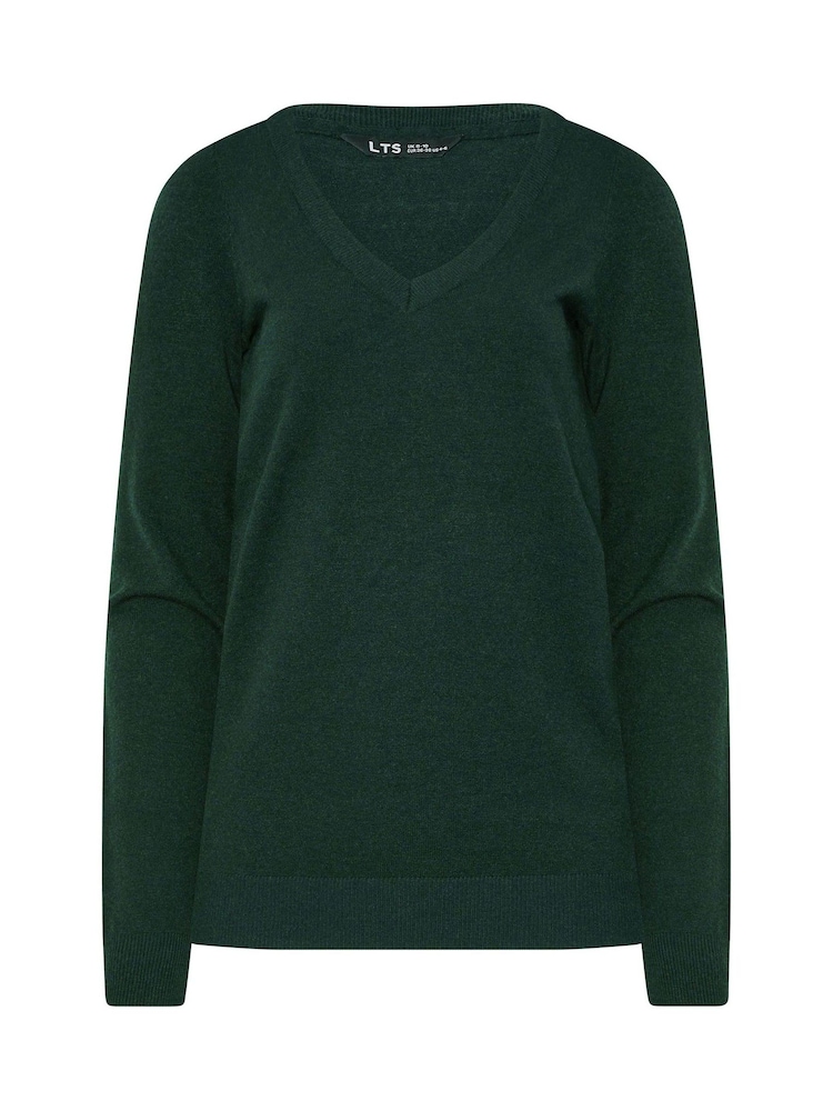 Verde - Long Tall Sally V-Neck Jumper - Imagem 5 de 5