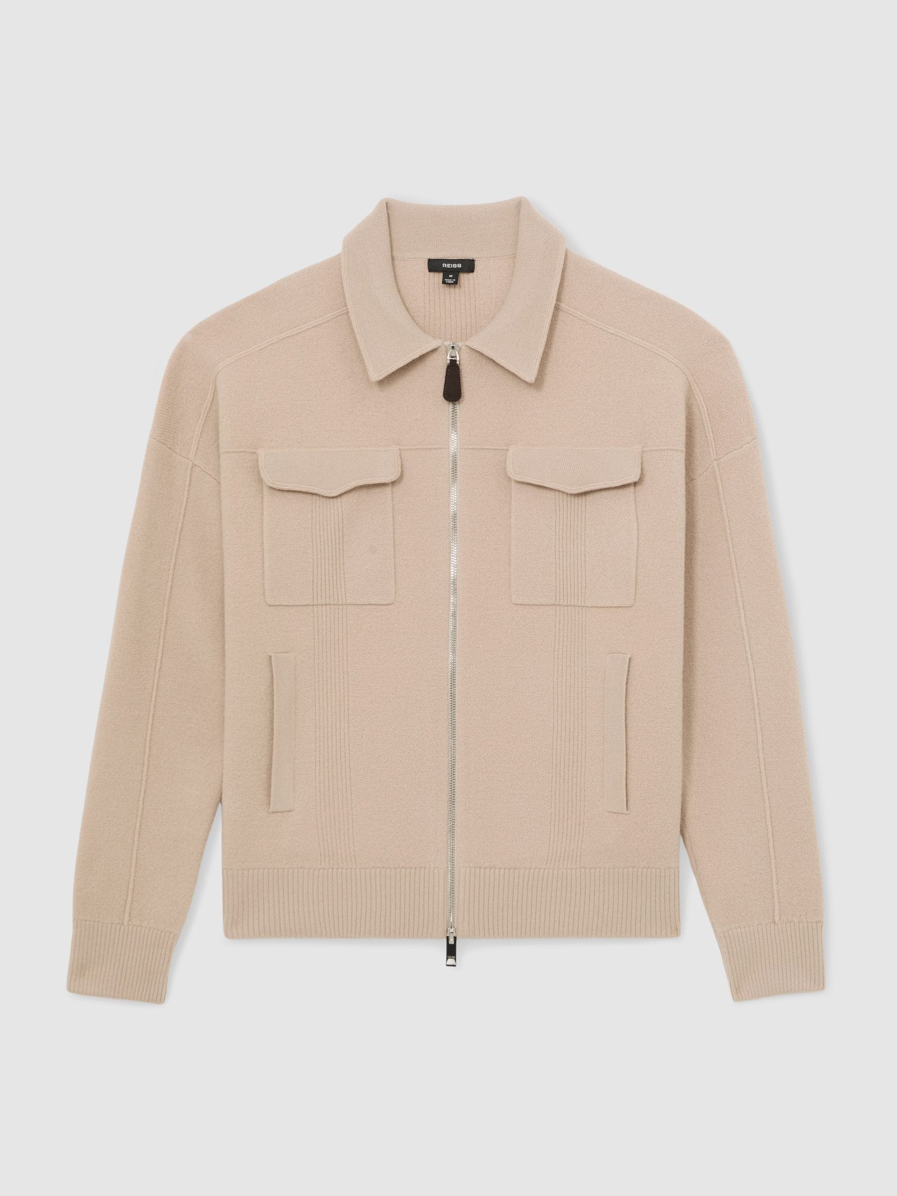 OUNCE bruni double half coat ivory 韓国 Buy Reiss Soft Camel Brown