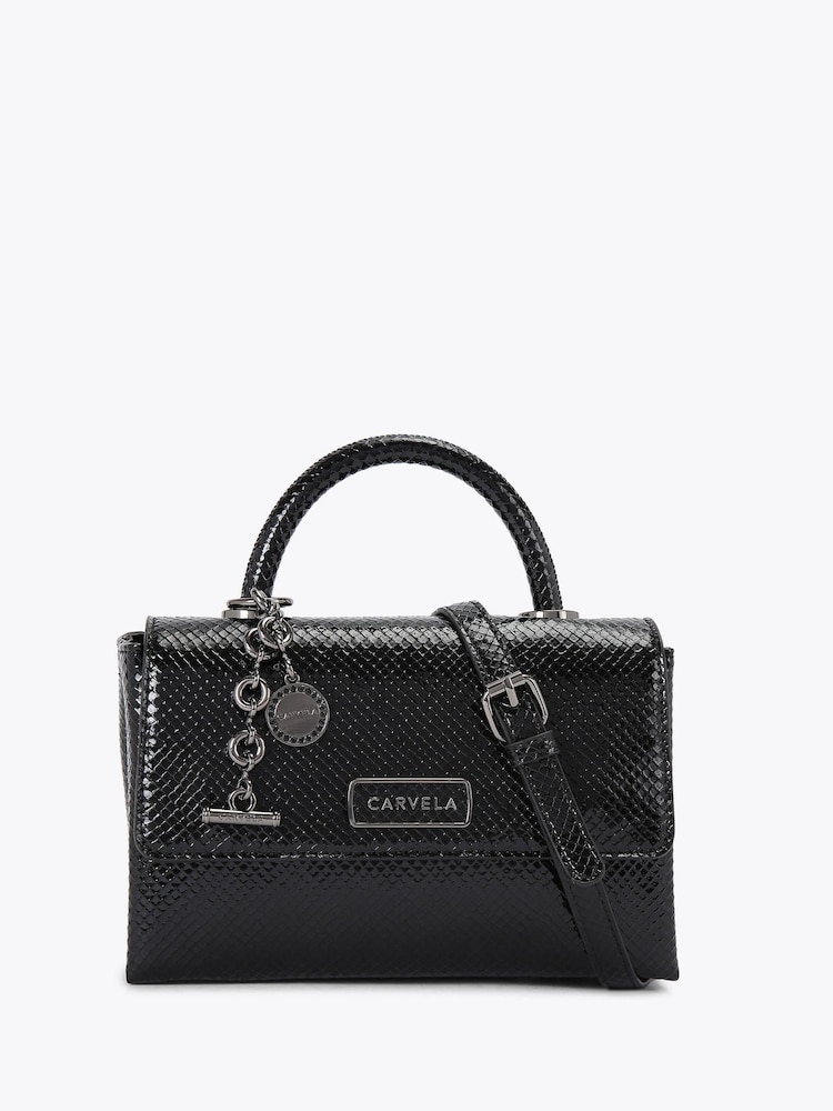 Carvela Black Alto Top Handle Black Bag - Image 1 of 4