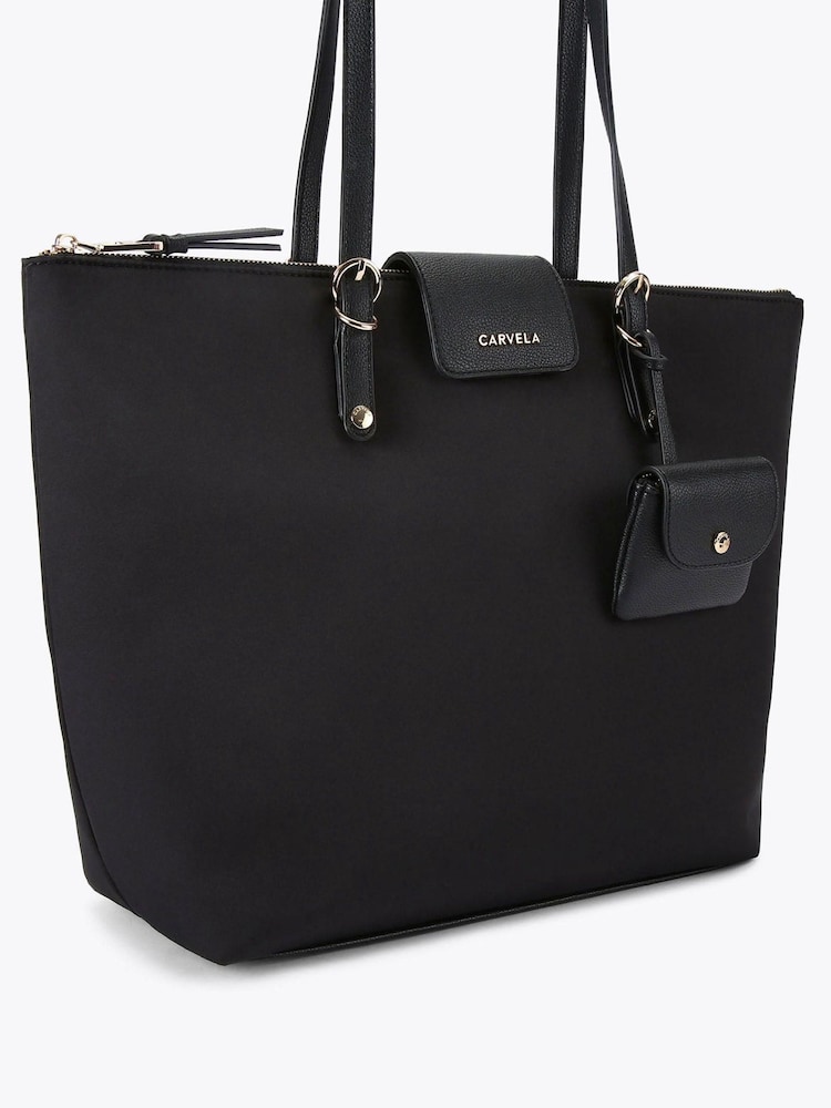 Carvela Nylon Black Tote Bag - Image 2 of 4 Carvela Nylon Black Tote Bag - Image 2 of 4