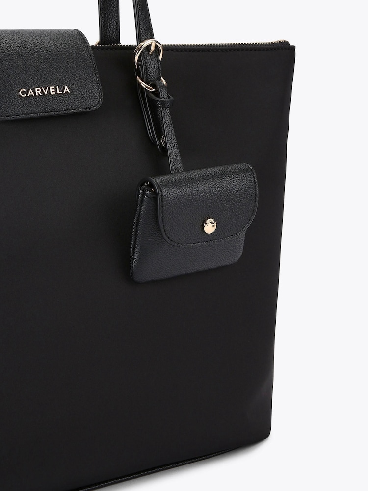 Carvela Nylon Black Tote Bag - Imagen 4 de 4