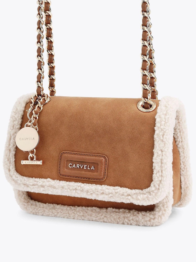 Carvela Black Bella Chain Shoulder Bag - Image 4 of 4