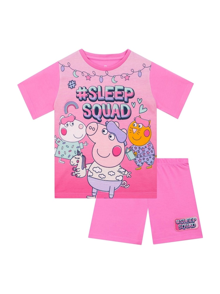 Character Pink Peppa Pig Short Pyjamas - Image 1 of 11